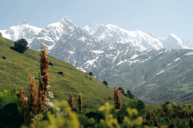 Berglandschap in Georgië